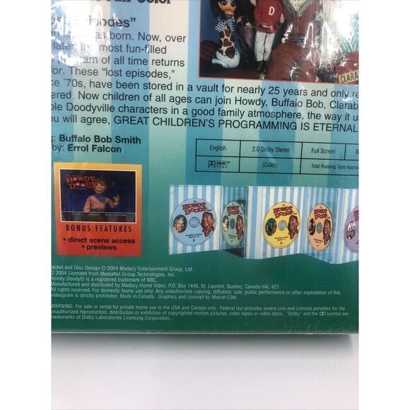 Its Howdy Doody Time (DVD, 2004, 5-Disc Set) The Lost Episodes. New sealed - Picture 6 of 7